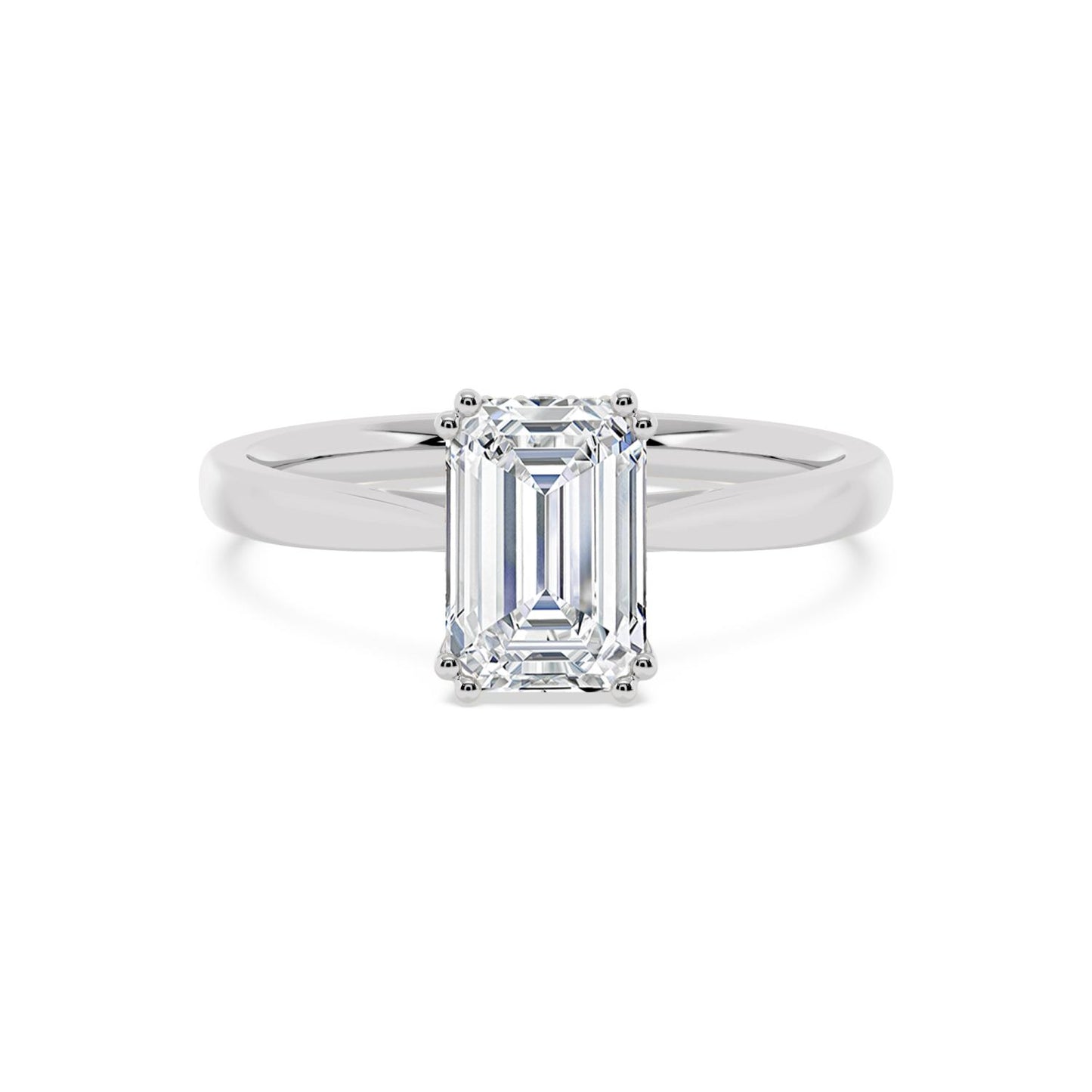 10K White Gold Lab Grown Diamond ENGAGEMENT RINGS 3.13 ctw ER00001EMHH-3