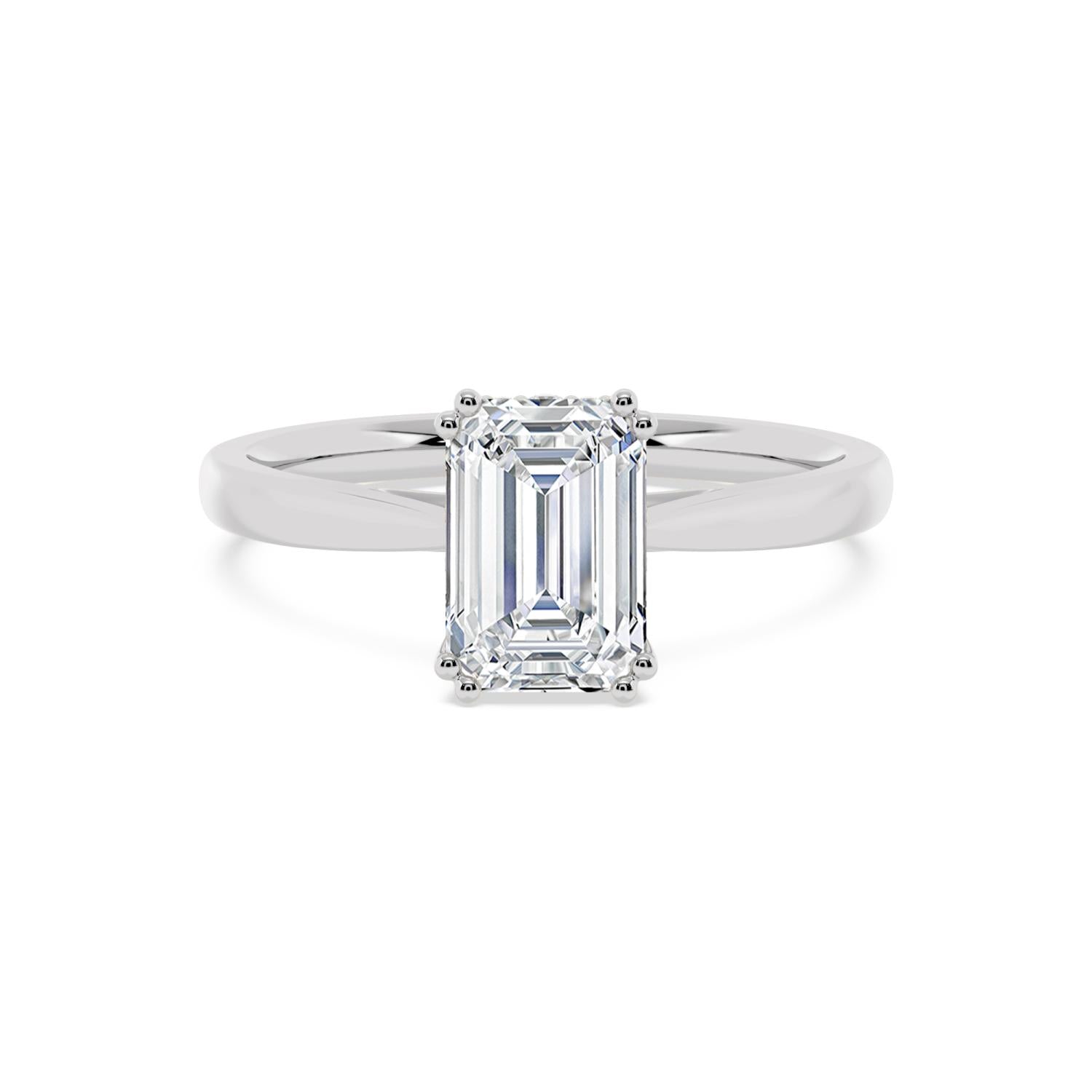 10K White Gold Lab Grown Diamond ENGAGEMENT RINGS 3.13 ctw ER00001EMHH-3