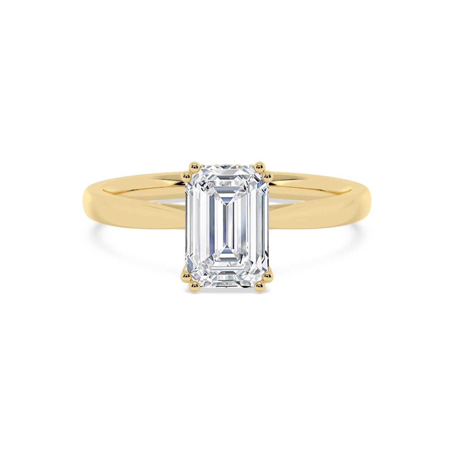 10K Yellow Gold Lab Grown Diamond ENGAGEMENT RINGS 3.13 ctw ER00001EMHH-3