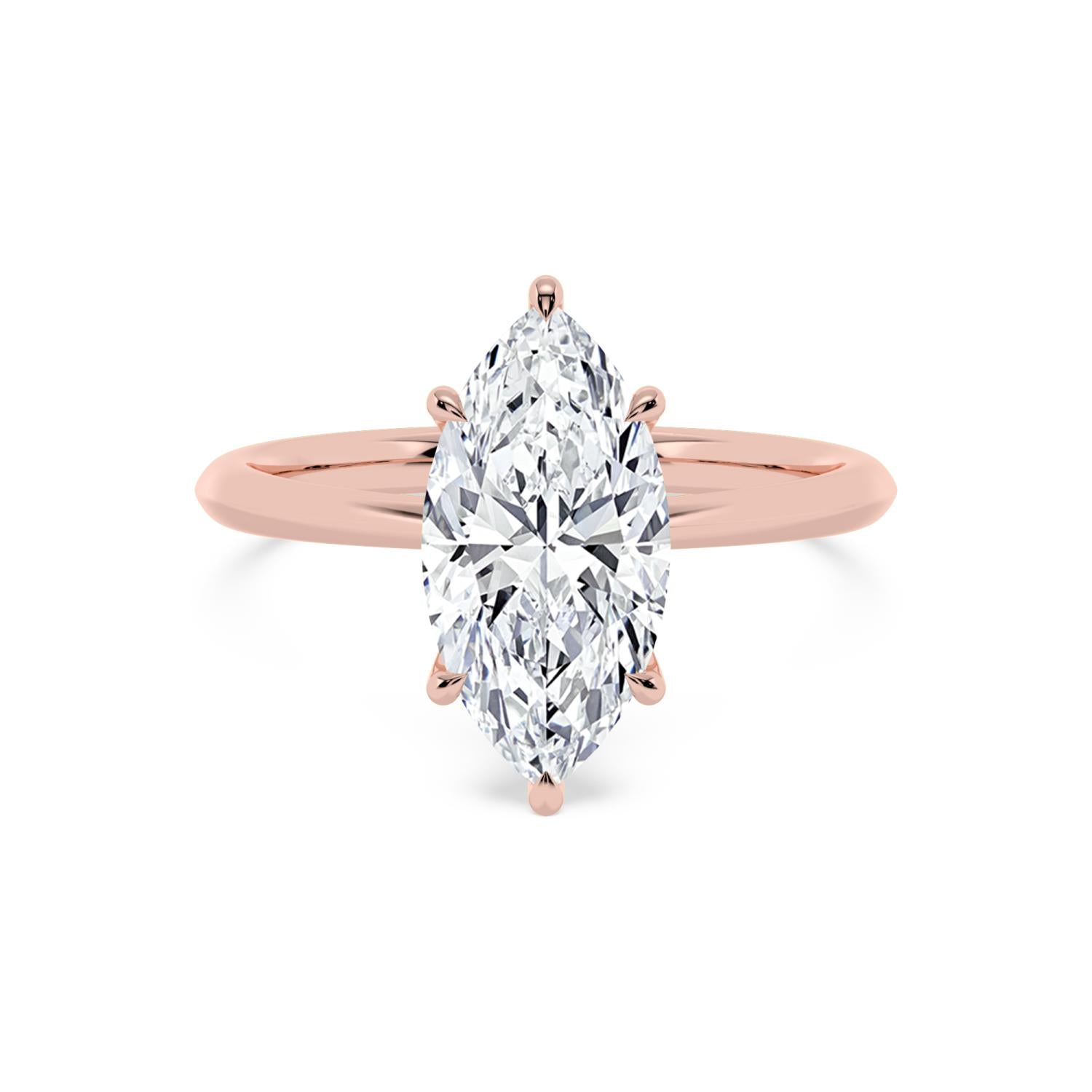 10K Rose Gold Lab Grown Diamond ENGAGEMENT RINGS 2.08 ctw ER00003MQ-2