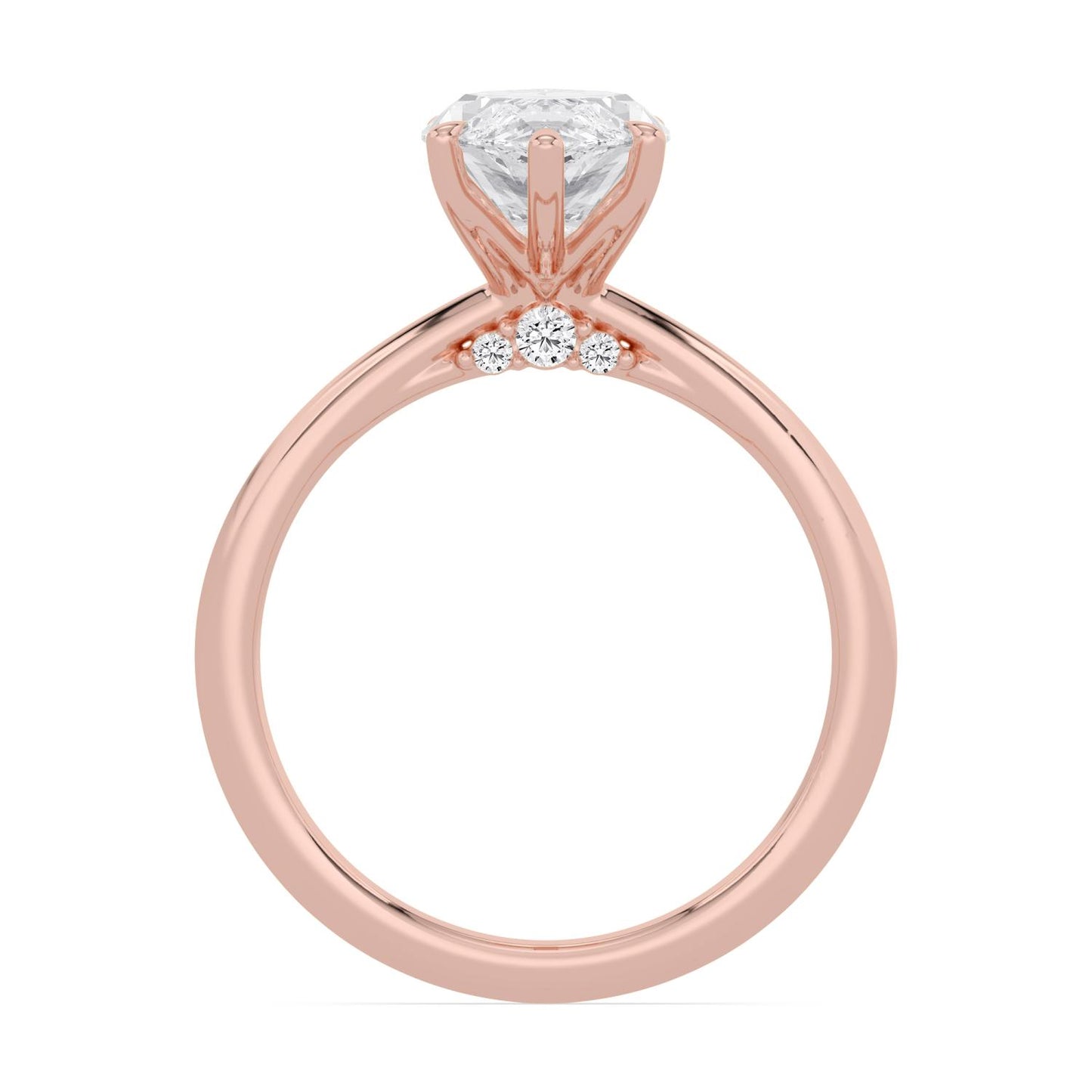 10K Rose Gold Lab Grown Diamond ENGAGEMENT RINGS 2.08 ctw ER00003MQ-2