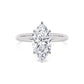 10K White Gold Lab Grown Diamond ENGAGEMENT RINGS 2.08 ctw ER00003MQ-2