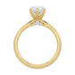 10K Yellow Gold Lab Grown Diamond ENGAGEMENT RINGS 2.08 ctw ER00003MQ-2