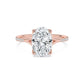 10K Rose Gold Lab Grown Diamond ENGAGEMENT RINGS 3.11 ctw ER00014OV-3
