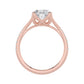 10K Rose Gold Lab Grown Diamond ENGAGEMENT RINGS 3.11 ctw ER00014OV-3