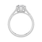 10K White Gold Lab Grown Diamond ENGAGEMENT RINGS 3.11 ctw ER00014OV-3