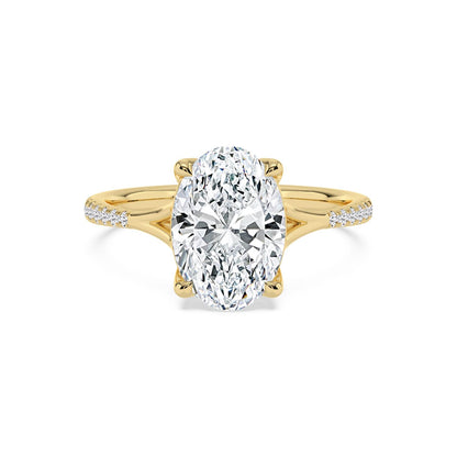 10K Yellow Gold Lab Grown Diamond ENGAGEMENT RINGS 3.11 ctw ER00014OV-3