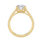 10K Yellow Gold Lab Grown Diamond ENGAGEMENT RINGS 3.11 ctw ER00014OV-3