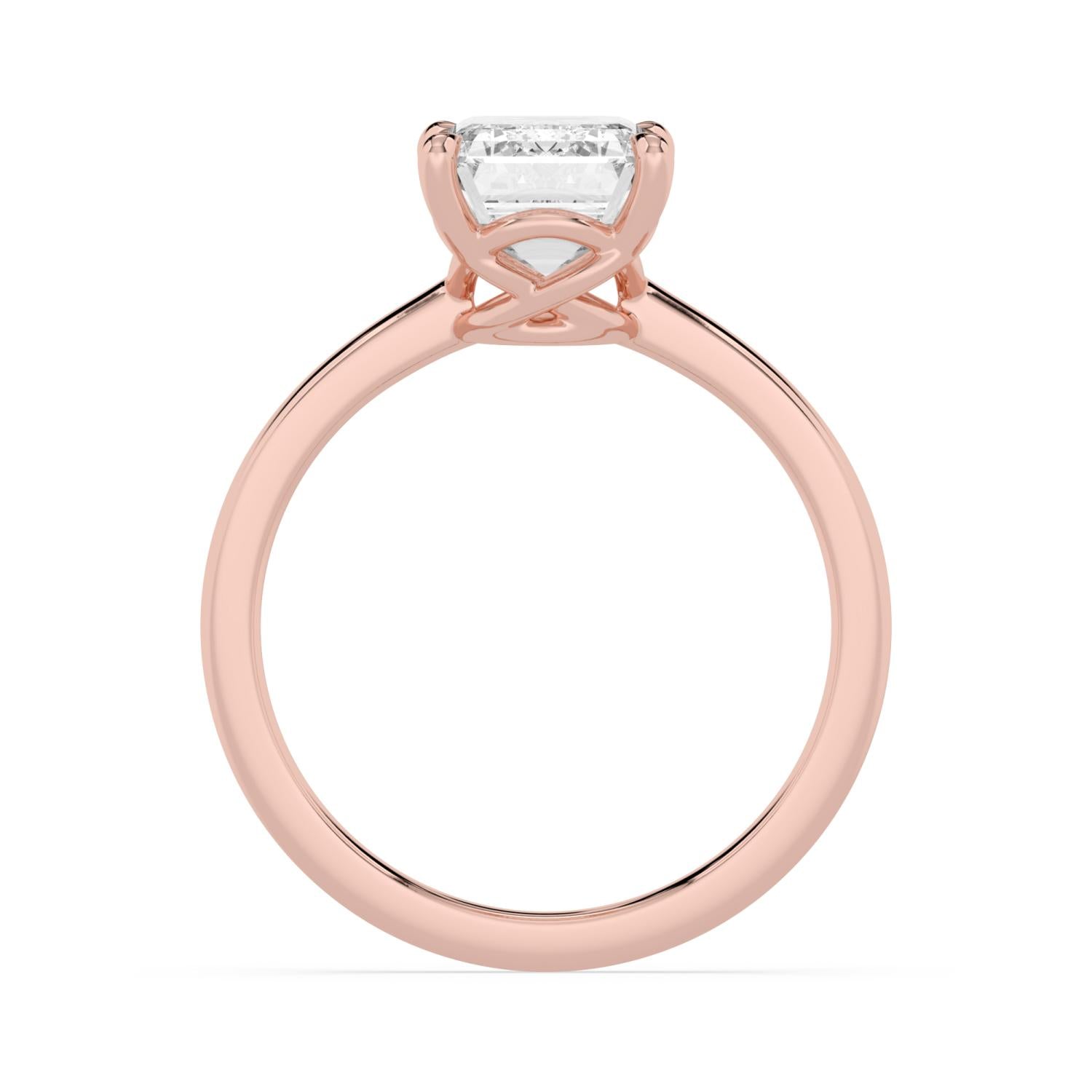 10K Rose Gold Lab Grown Diamond ENGAGEMENT RINGS 3.00 ctw ER00018EM-3