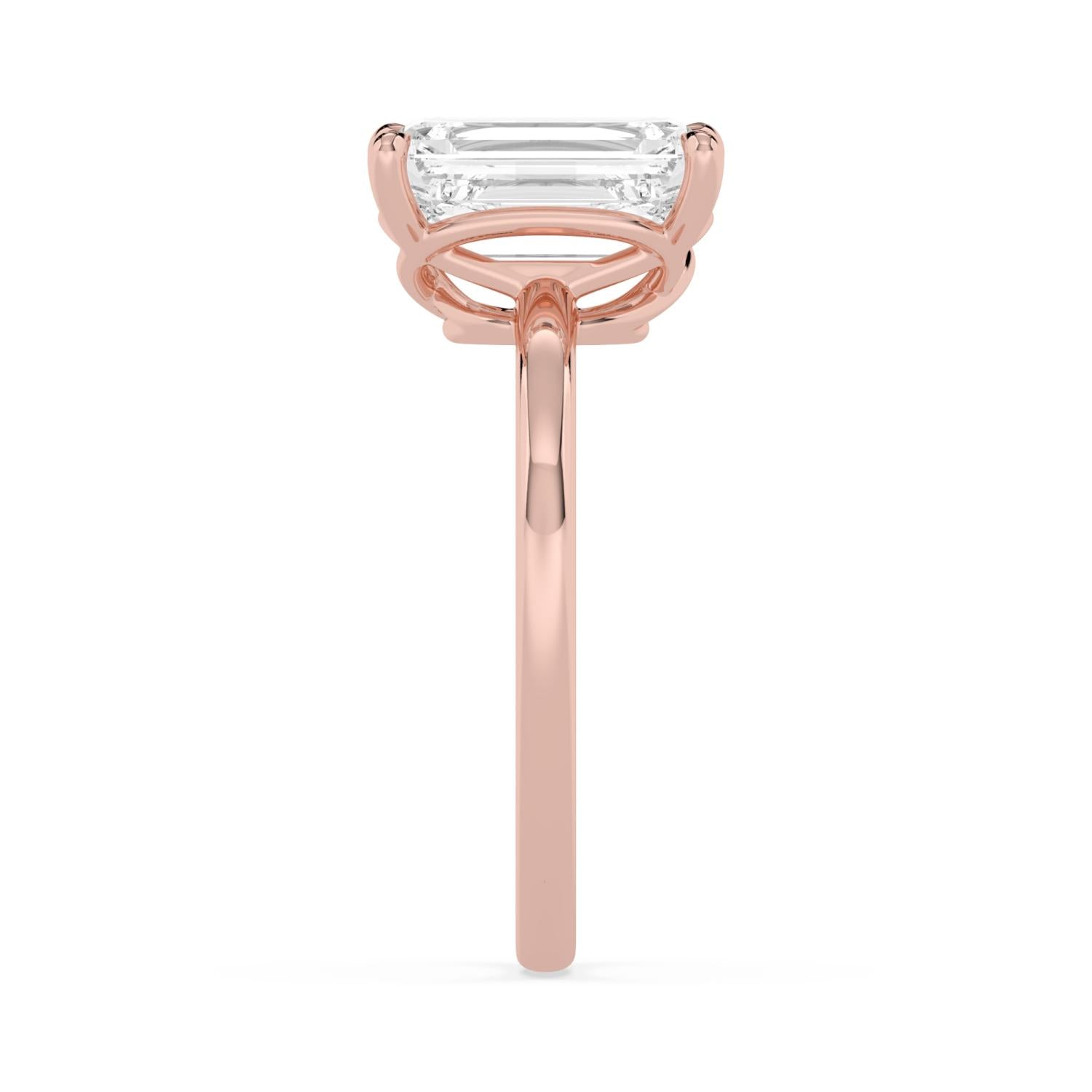 10K Rose Gold Lab Grown Diamond ENGAGEMENT RINGS 3.00 ctw ER00018EM-3