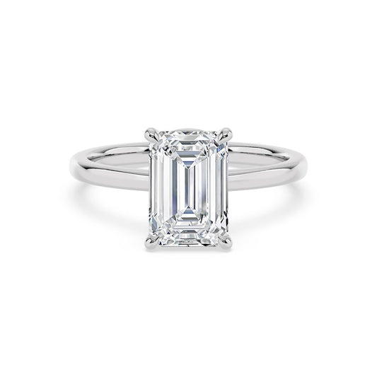 10K White Gold Lab Grown Diamond ENGAGEMENT RINGS 3.00 ctw ER00018EM-3