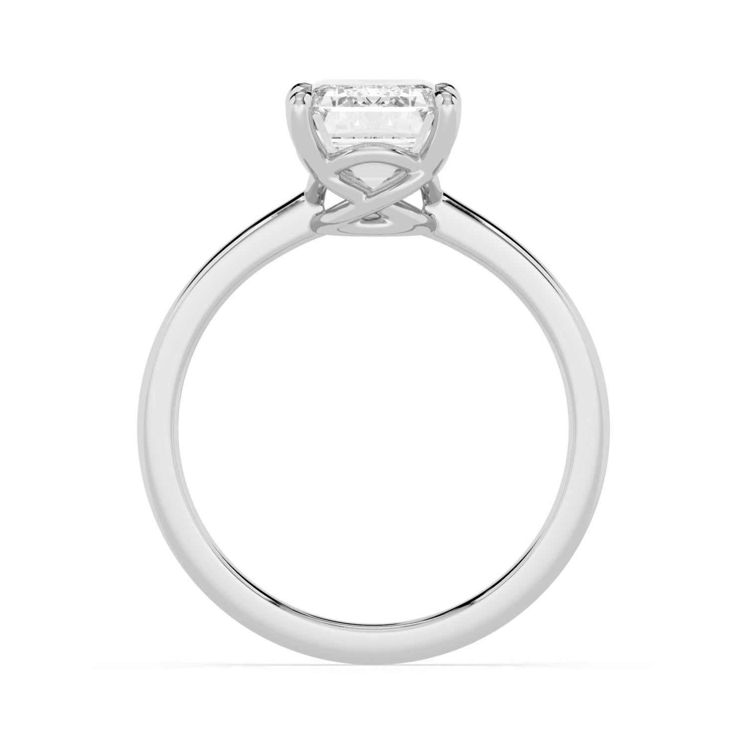10K White Gold Lab Grown Diamond ENGAGEMENT RINGS 3.00 ctw ER00018EM-3