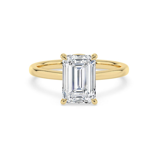 10K Yellow Gold Lab Grown Diamond ENGAGEMENT RINGS 3.00 ctw ER00018EM-3