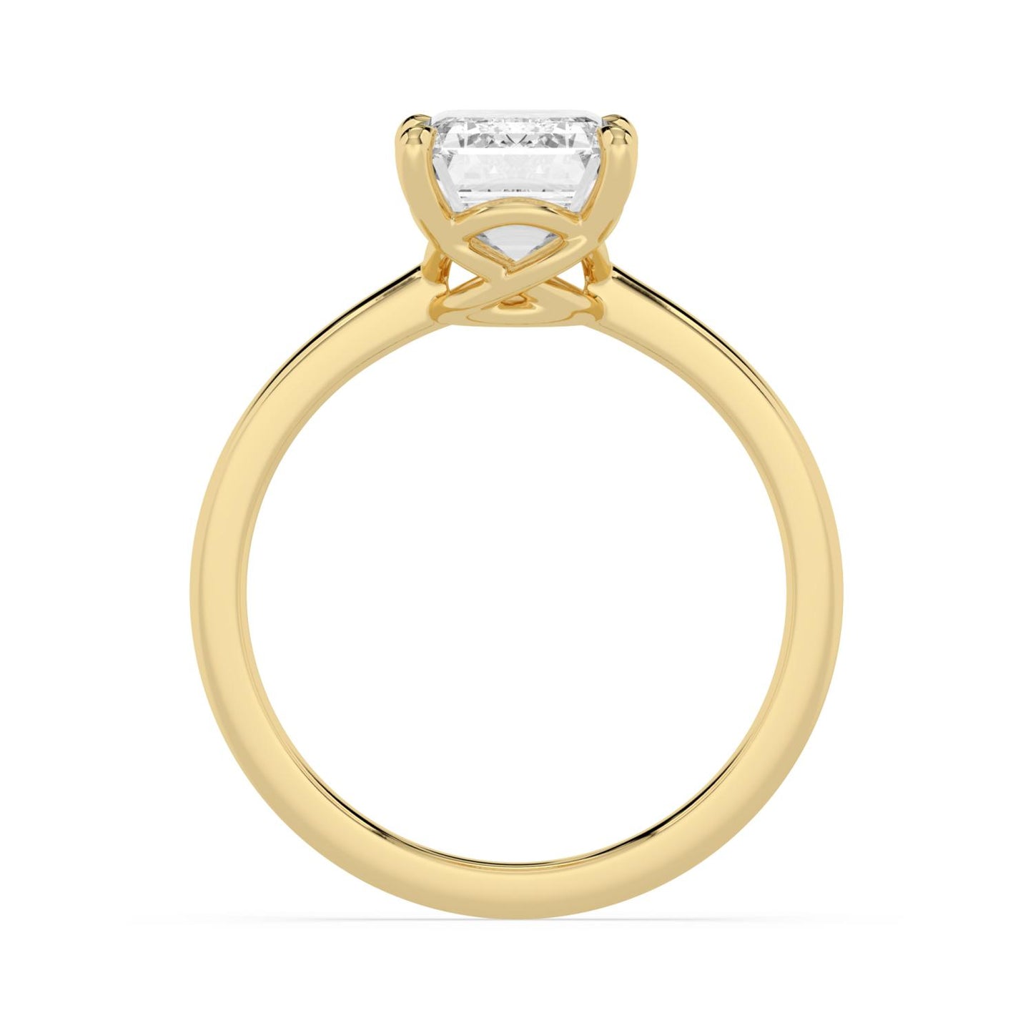 10K Yellow Gold Lab Grown Diamond ENGAGEMENT RINGS 3.00 ctw ER00018EM-3