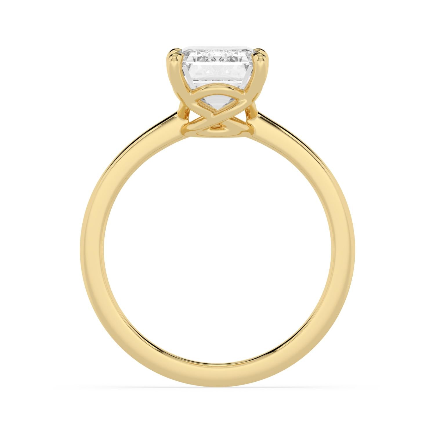10K Yellow Gold Lab Grown Diamond ENGAGEMENT RINGS 3.00 ctw ER00018EM-3