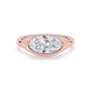 10K Rose Gold Lab Grown Diamond ENGAGEMENT RINGS 2.00 ctw ER00031MOV-2