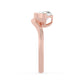 10K Rose Gold Lab Grown Diamond ENGAGEMENT RINGS 2.00 ctw ER00031MOV-2