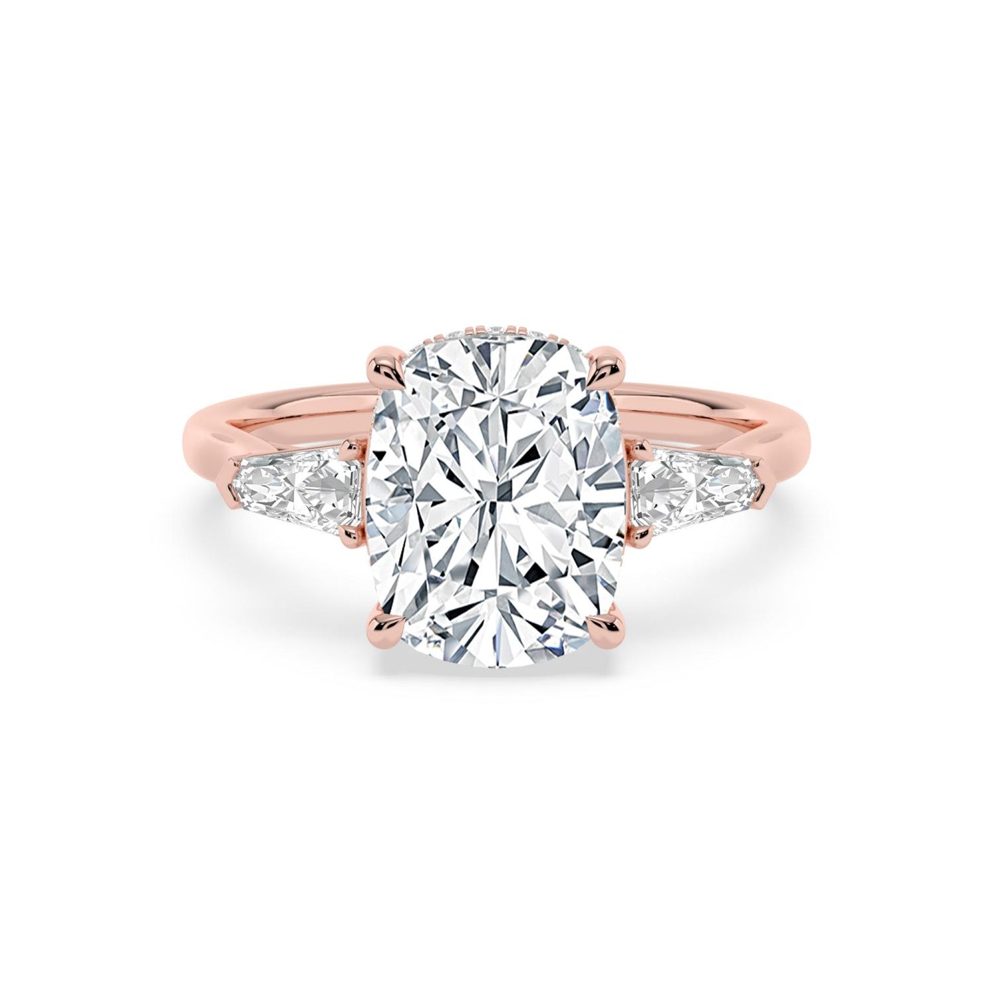 10K Rose Gold Lab Grown Diamond ENGAGEMENT RINGS 4.51 ctw ER00041CUHH-4