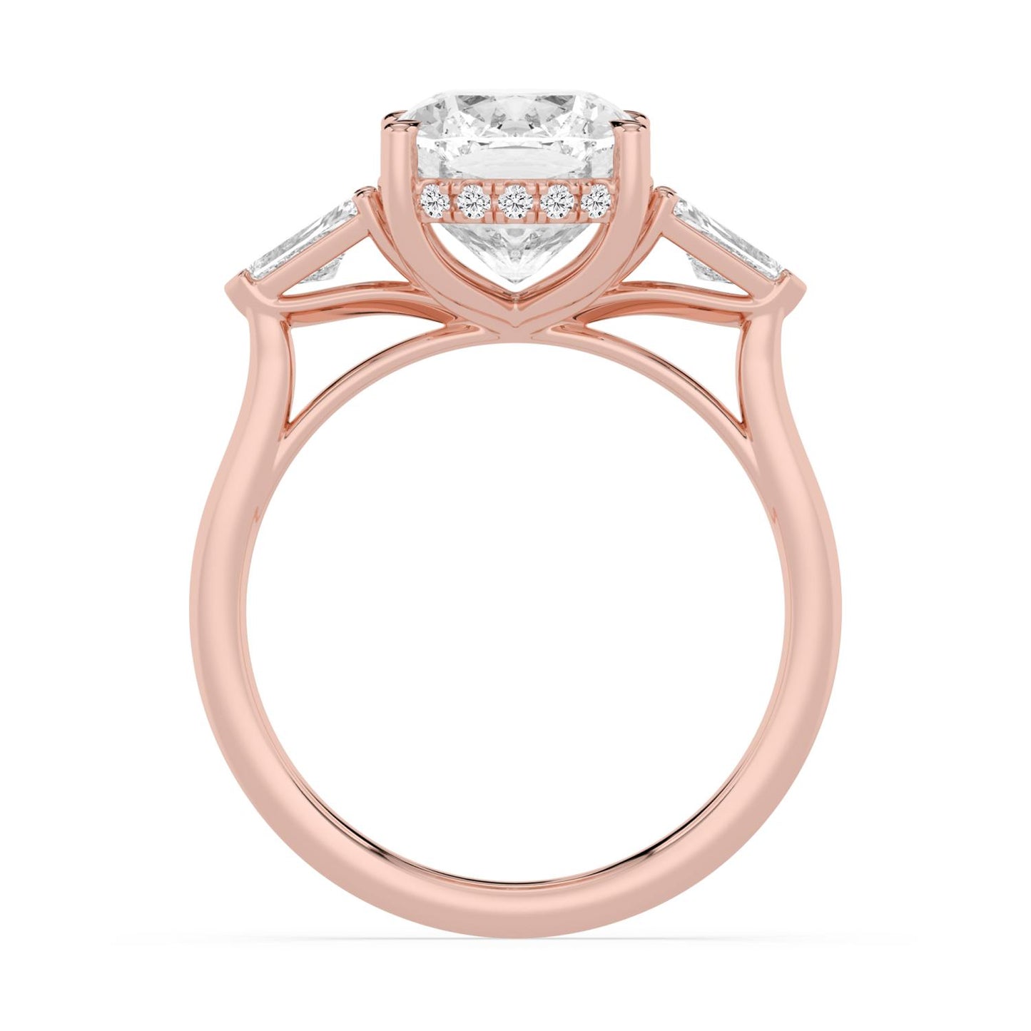 10K Rose Gold Lab Grown Diamond ENGAGEMENT RINGS 4.51 ctw ER00041CUHH-4