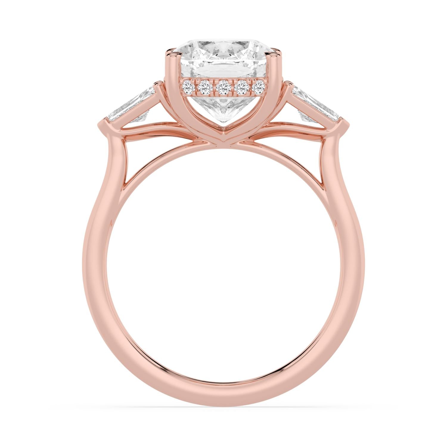10K Rose Gold Lab Grown Diamond ENGAGEMENT RINGS 4.51 ctw ER00041CUHH-4