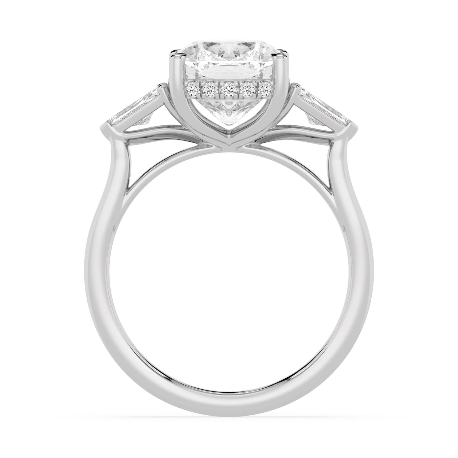 10K White Gold Lab Grown Diamond ENGAGEMENT RINGS 4.51 ctw ER00041CUHH-4
