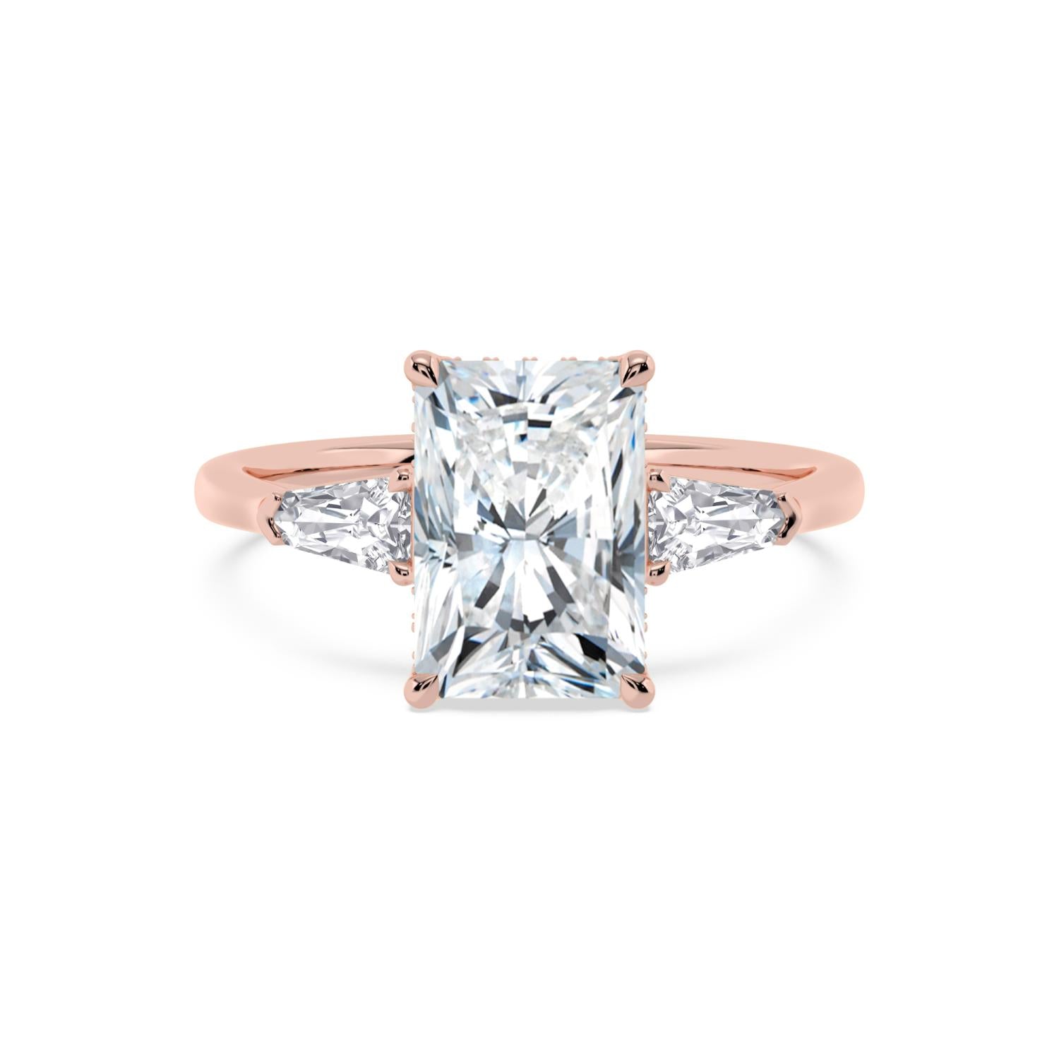 10K Rose Gold Lab Grown Diamond ENGAGEMENT RINGS 4.52 ctw ER00041RDTHH-4