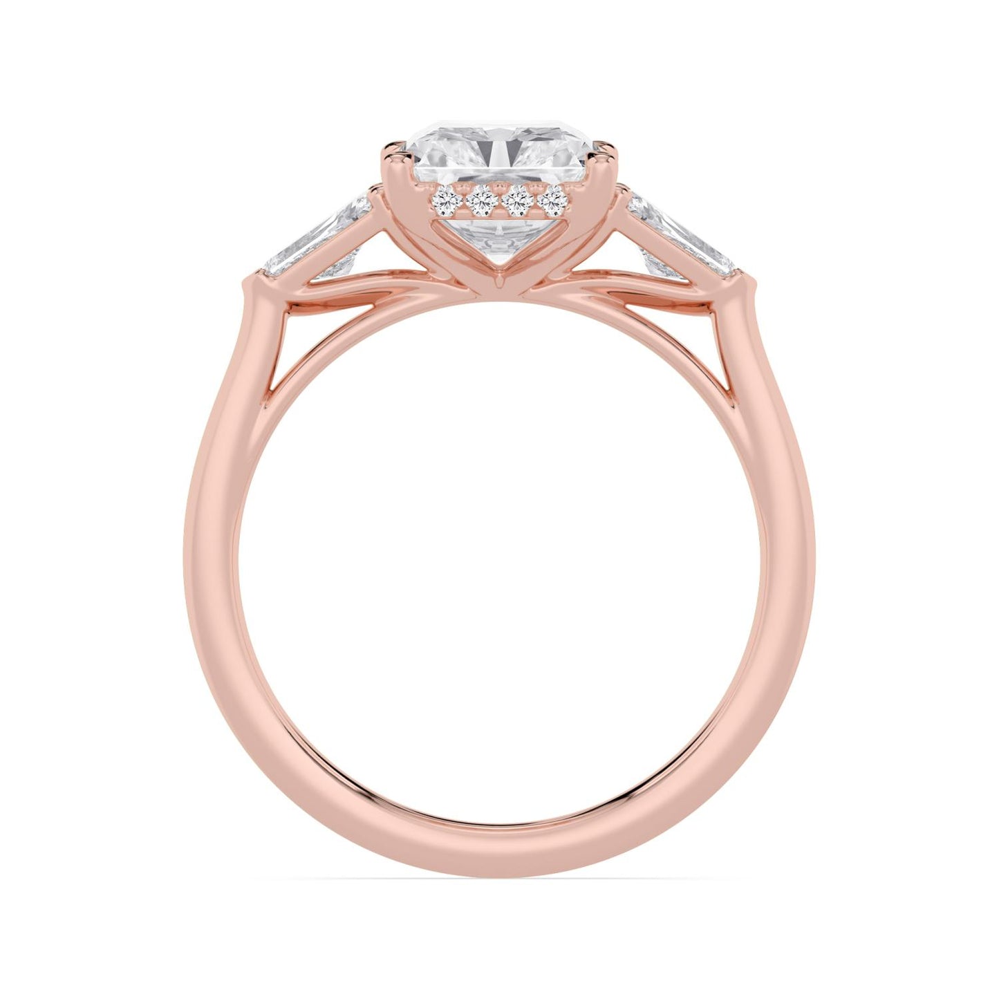 10K Rose Gold Lab Grown Diamond ENGAGEMENT RINGS 4.52 ctw ER00041RDTHH-4