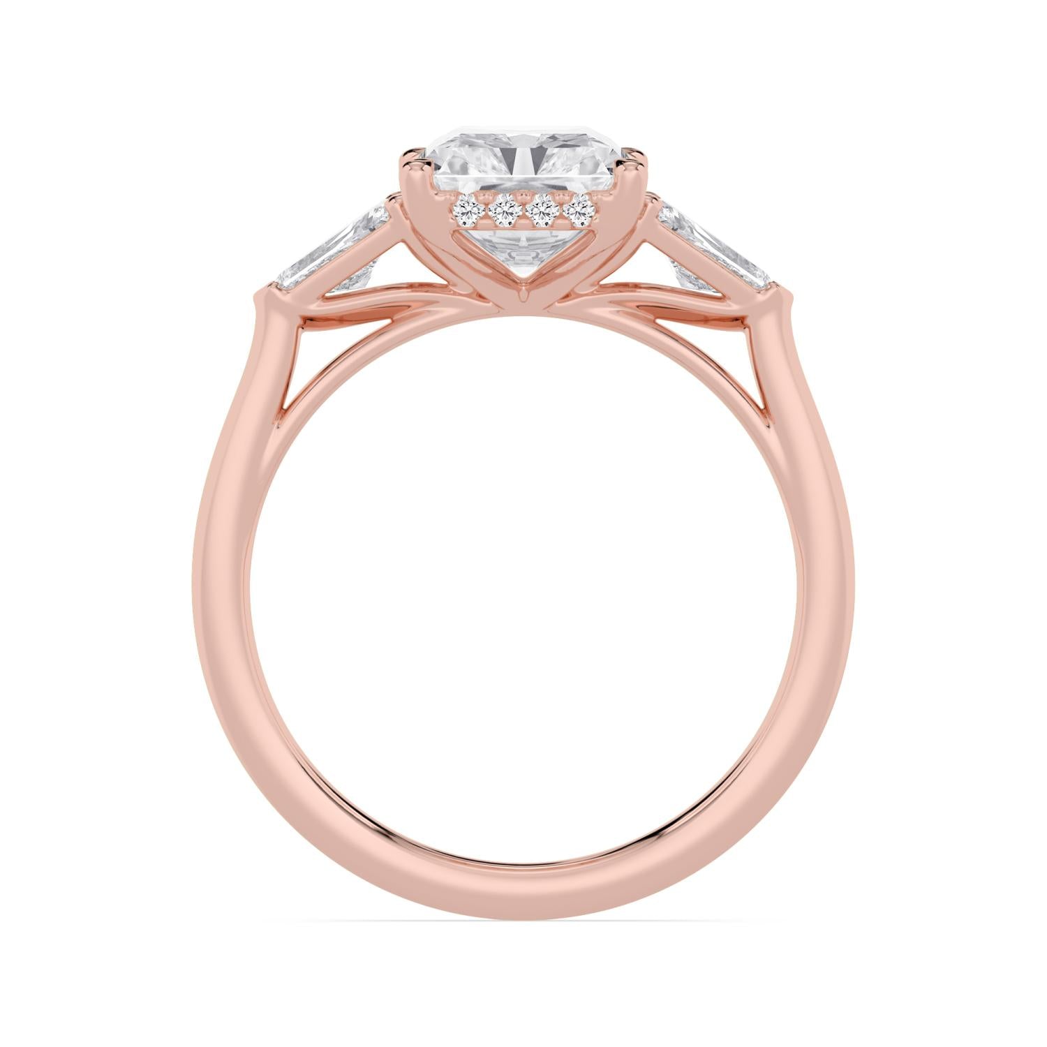 10K Rose Gold Lab Grown Diamond ENGAGEMENT RINGS 4.52 ctw ER00041RDTHH-4
