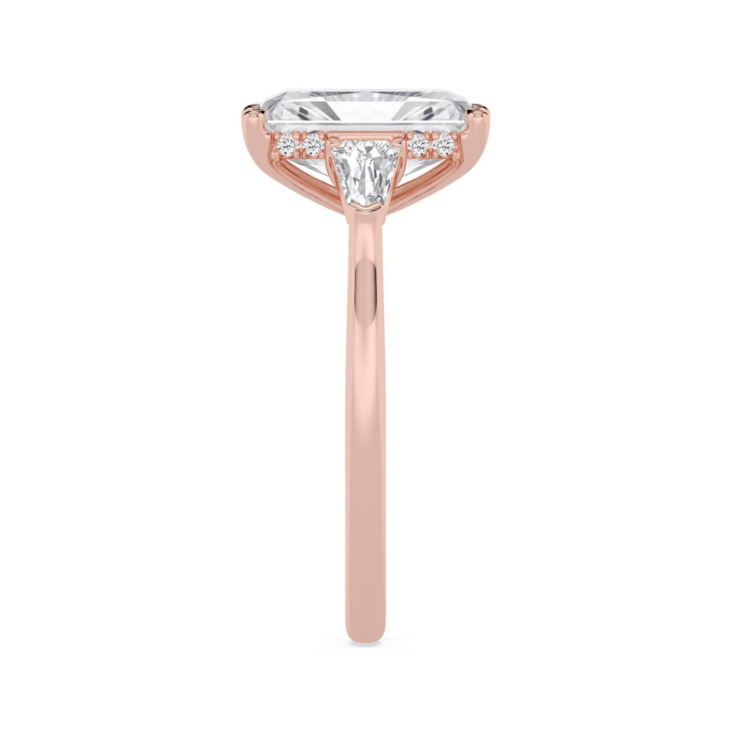 10K Rose Gold Lab Grown Diamond ENGAGEMENT RINGS 4.52 ctw ER00041RDTHH-4