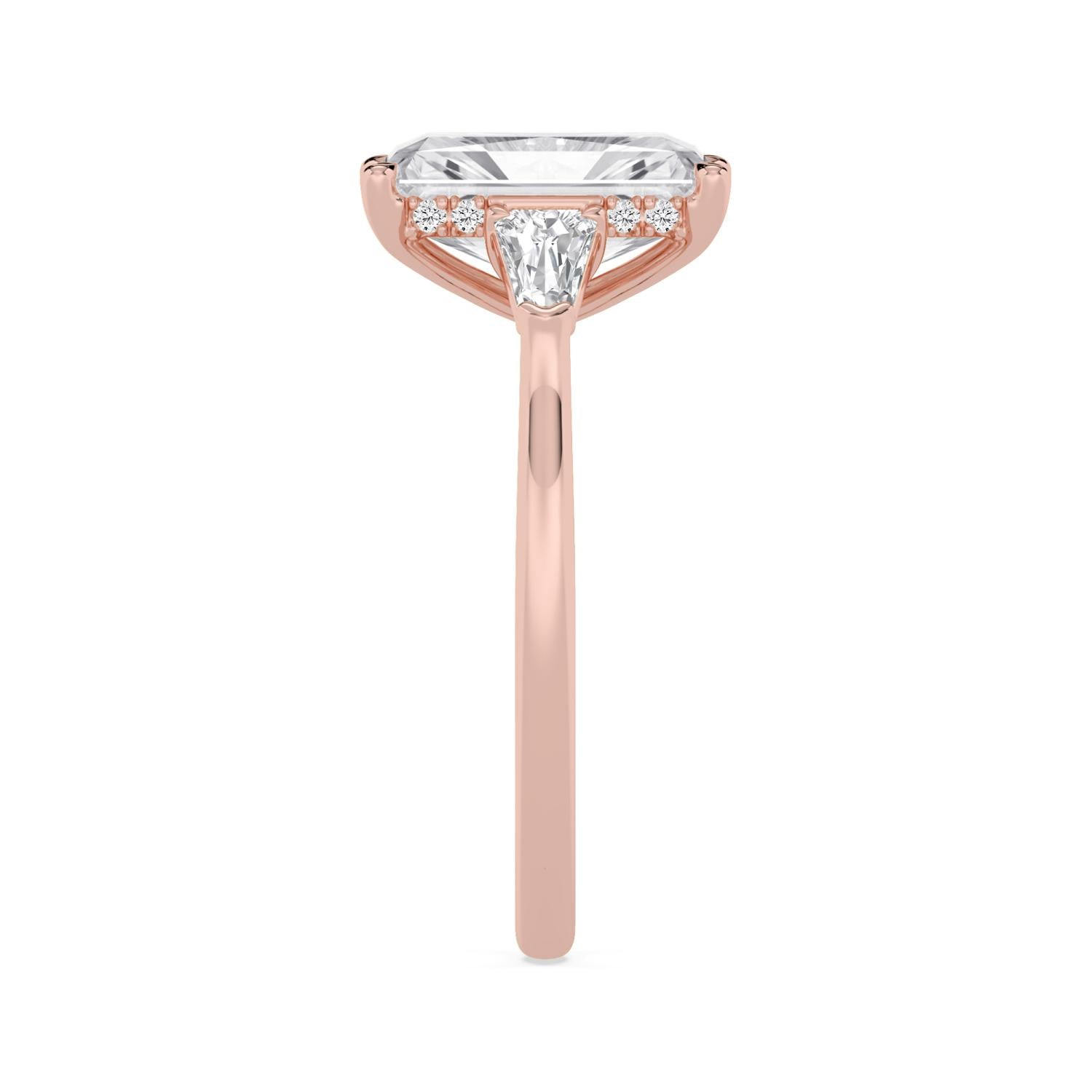 10K Rose Gold Lab Grown Diamond ENGAGEMENT RINGS 4.52 ctw ER00041RDTHH-4