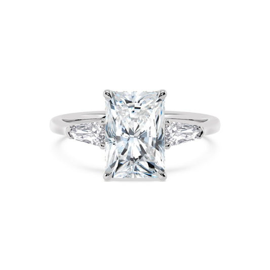 10K White Gold Lab Grown Diamond ENGAGEMENT RINGS 4.52 ctw ER00041RDTHH-4