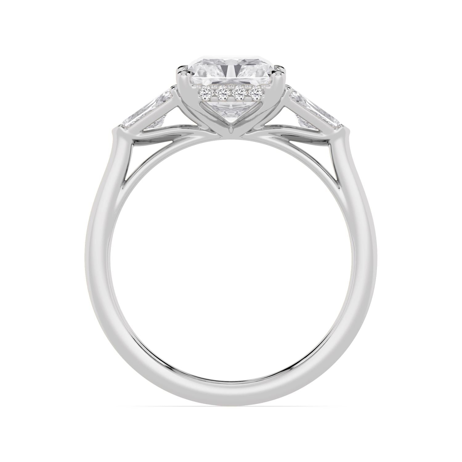 10K White Gold Lab Grown Diamond ENGAGEMENT RINGS 4.52 ctw ER00041RDTHH-4