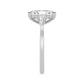 10K White Gold Lab Grown Diamond ENGAGEMENT RINGS 4.52 ctw ER00041RDTHH-4