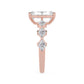10K Rose Gold Lab Grown Diamond ENGAGEMENT RINGS 3.70 ctw ER00059EM-3