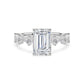 10K White Gold Lab Grown Diamond ENGAGEMENT RINGS 3.70 ctw ER00059EM-3