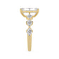 10K Yellow Gold Lab Grown Diamond ENGAGEMENT RINGS 3.70 ctw ER00059EM-3