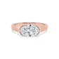 10K Rose Gold Lab Grown Diamond ENGAGEMENT RINGS 2.00 ctw ER00081OV-2