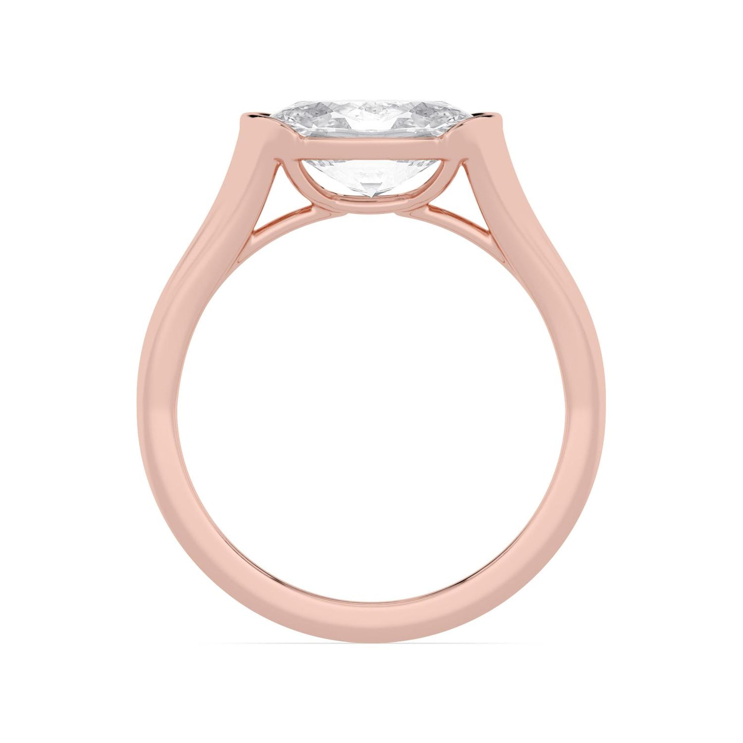 10K Rose Gold Lab Grown Diamond ENGAGEMENT RINGS 2.00 ctw ER00081OV-2