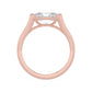 10K Rose Gold Lab Grown Diamond ENGAGEMENT RINGS 2.00 ctw ER00081OV-2