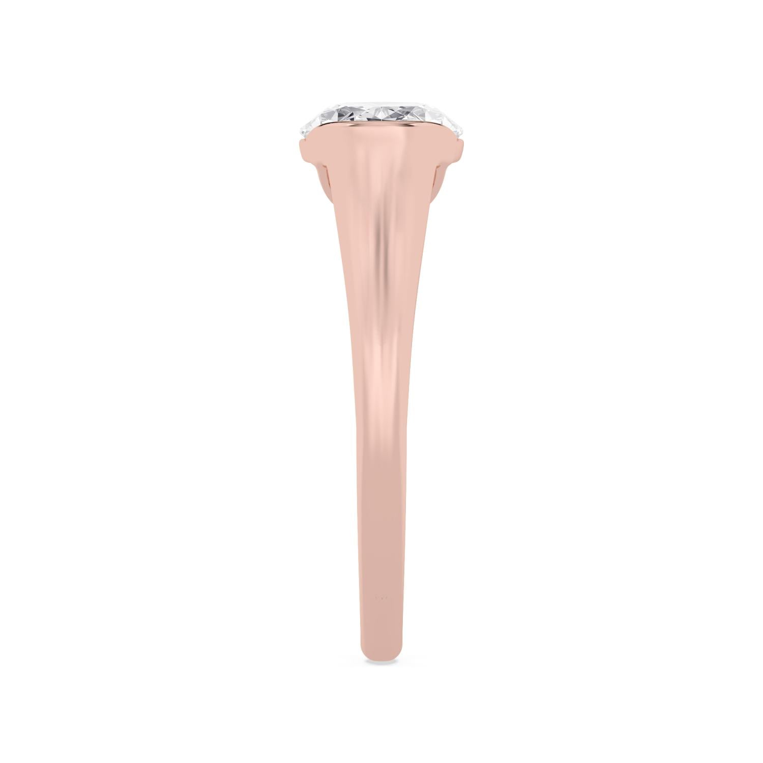 10K Rose Gold Lab Grown Diamond ENGAGEMENT RINGS 2.00 ctw ER00081OV-2