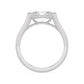 10K White Gold Lab Grown Diamond ENGAGEMENT RINGS 2.00 ctw ER00081OV-2
