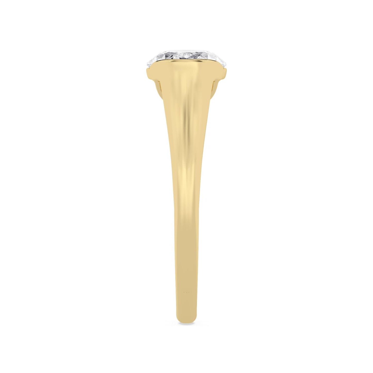 10K Yellow Gold Lab Grown Diamond ENGAGEMENT RINGS 2.00 ctw ER00081OV-2