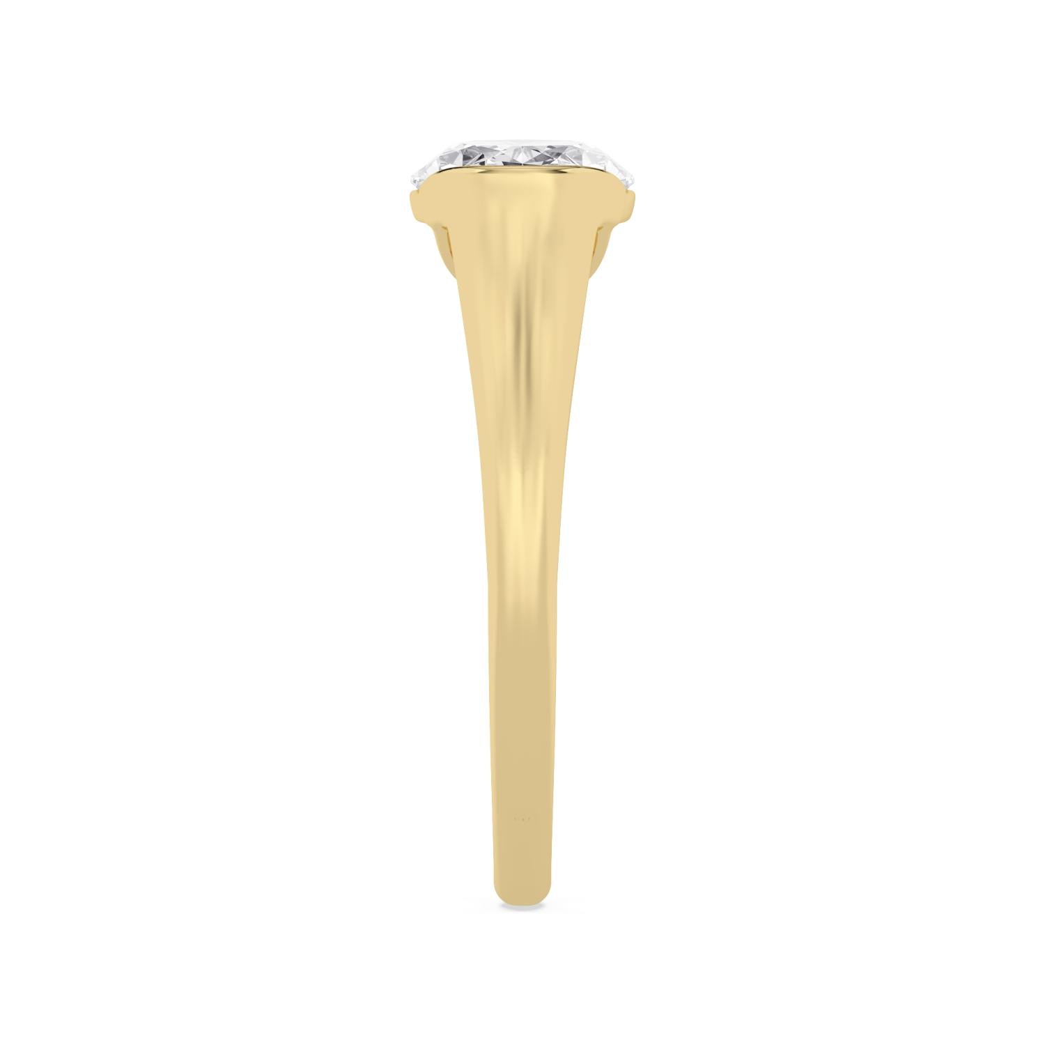 10K Yellow Gold Lab Grown Diamond ENGAGEMENT RINGS 2.00 ctw ER00081OV-2