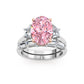 10K Rose Gold Lab Grown Diamond Engagement Ring 4.86 ctw ER00099OV-3