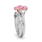10K Rose Gold Lab Grown Diamond Engagement Ring 4.86 ctw ER00099OV-3