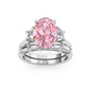 10K White Gold Lab Grown Diamond Engagement Ring 4.86 ctw ER00099OV-3