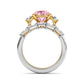 10K Yellow Gold Lab Grown Diamond Engagement Ring 4.86 ctw ER00099OV-3