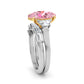 10K Yellow Gold Lab Grown Diamond Engagement Ring 4.86 ctw ER00099OV-3