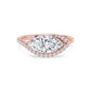 10K Rose Gold Lab Grown Diamond ENGAGEMENT RINGS 2.25 ctw ER00169MQ-2
