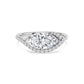 10K White Gold Lab Grown Diamond ENGAGEMENT RINGS 2.25 ctw ER00169MQ-2
